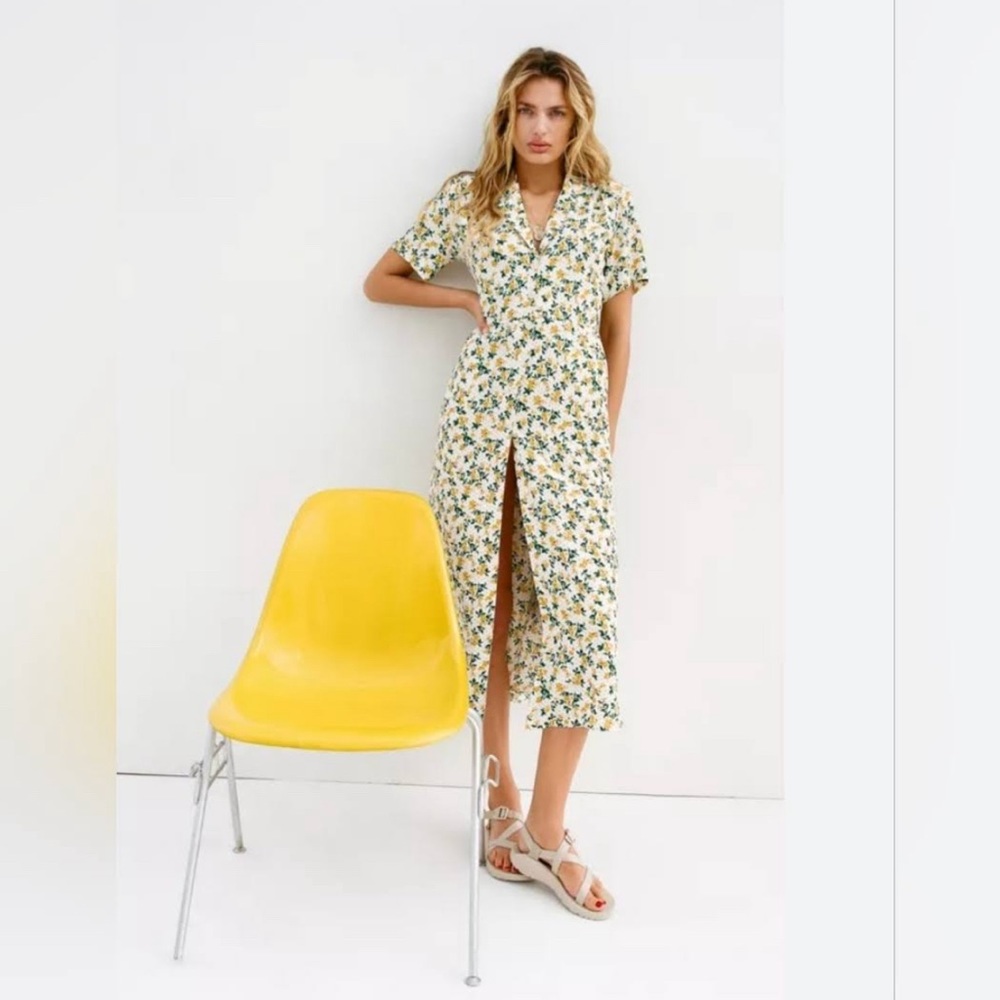 Urban Outfitters Mila Midi Shirt Dress - Large